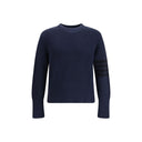 Thom Browne Blue Cotton Sweatshirt