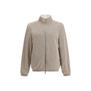 Brunello Cucinelli White Polyamide Full-Length Jacket