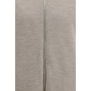 Brunello Cucinelli White Polyamide Full-Length Jacket