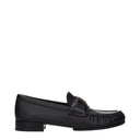 Givenchy Black Leather Slip-On Loafers