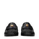 Givenchy Black Leather Slip-On Loafers