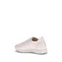 The Row Cream Calf Leather Bos Taurus Low Top Sneakers