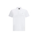 Fendi White Cotton Polo Shirt
