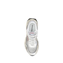 Dsquared² White Calf Leather Bos Taurus Sneakers