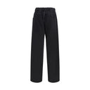 MM6 Black Cotton Athletic Pants