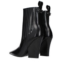 Valentino Garavani Black Leather Ankle Boots