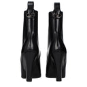 Valentino Garavani Black Leather Ankle Boots