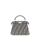 Fendi Blue Fabric Handbag