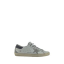 Golden Goose White Calf Leather Bos Taurus Low Top Sneakers