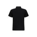 Fendi Black Cotton Polo Shirt