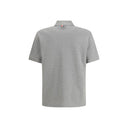 Thom Browne Gray Cotton Polo Shirt