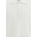 Thom Browne White Cotton Polo Shirt