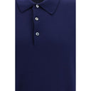 Tom Ford Blue Cotton Polo Shirt