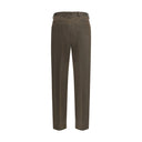 Brioni Bicolor Fleece Wool Casual Pants