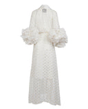 ATELIER HEKAYAT SKY FULL OF STARS WHTE ROBE