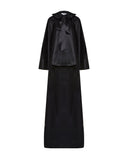 PRUNE CAPSULE LONG FLARE SKIRT BLACK  BALADE