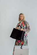 JUST BIG BAG - Black Silk Bakhmal