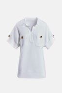 CAPENA POLO TSHIRT - WHITE