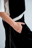 BLACK VELVET PANTS