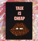 BOOK CLUTCH TALK IS CHEAP