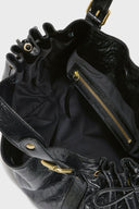 Sunset 24H Bag In Crinkled Leather