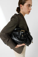 Sunset 24H Bag In Crinkled Leather