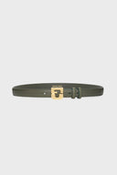 Signature leather belt - LAUREN