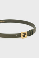 Signature leather belt - LAUREN