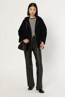 Solene Coat in Black by Gerard Darel