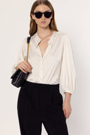 Alicia Blouse in Ecru by Gerard Darel