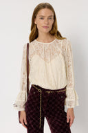 Alexandra Blouse in Ecru by Gerard Darel
