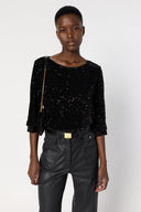 Alienor Blouse in Black by Gerard Darel