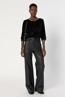 Alienor Blouse in Black by Gerard Darel