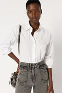 Alix Blouse in White by Gerard Darel