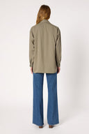 Azelie Blouse in Khaki Green by Gerard Darel