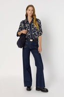 Anabelle Blouse in Indigo by Gerard Darel