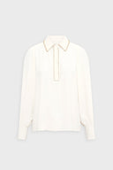 Astrid Blouse in Ecru by Gerard Darel