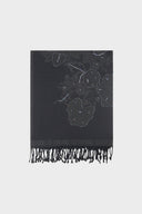 Rosetta Scarf in Black by Gerard Darel