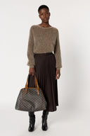 Bahira Skirt in Cinnamon by Gerard Darel
