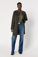 Mylene Coat in Khaki Green by Gerard Darel