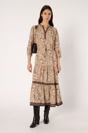 Lyna Dress in Natural by Gerard Darel