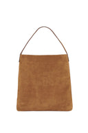 GD FOLK LADY GD bag in suede leather - Wheat