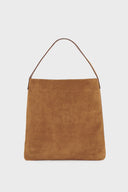GD FOLK LADY GD bag in suede leather - Wheat