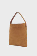 GD FOLK LADY GD bag in suede leather - Wheat