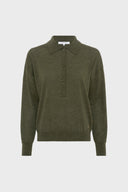 Emeline Pullover in Khaki Green by Gerard Darel