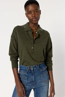 Emeline Pullover in Khaki Green by Gerard Darel