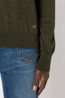 Emeline Pullover in Khaki Green by Gerard Darel
