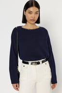 Esme Pullover in Navy by Gerard Darel