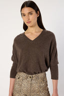 Esmee Pullover in Brown by Gerard Darel