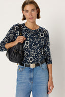 Eveline Pullover in Navy by Gerard Darel